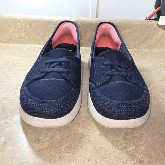 Skechers Shoes Womens Size 9 Blue Slip-ins On The Go Memory Foam Walking Casual - Picture 4 of 9